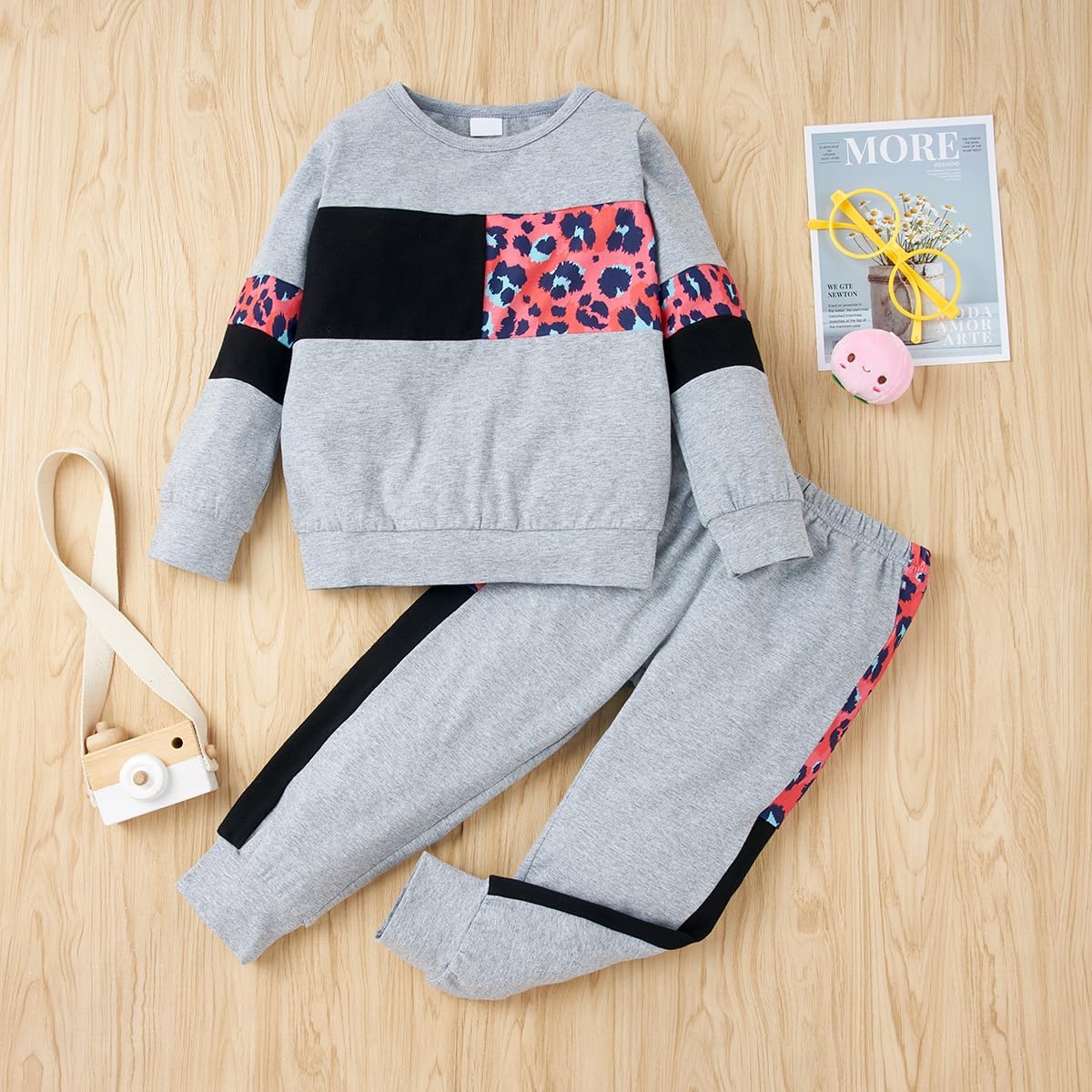 Teplý detský sveter set pre dievčatá