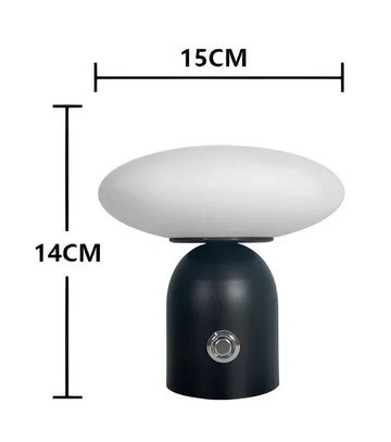 Luxuriöse Pilzlampe mit Smart Touch - Skandinavisches Design