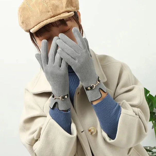 Štýlové jesenné a zimné rukavice pre ženy - Amelia
