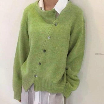 PureSoft – Kasjmirsweater med legende knaplukning