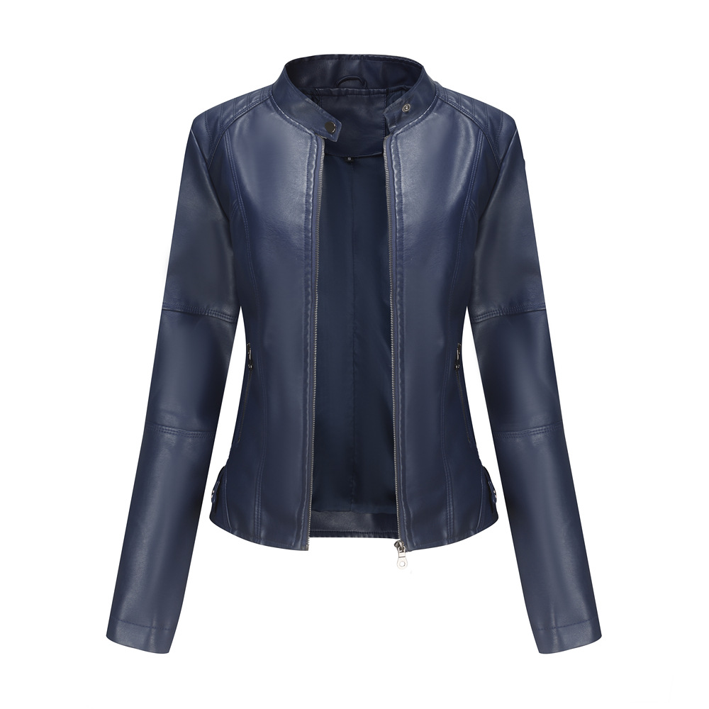 Schlanke Leder-Motorradjacke für Damen – Stil trifft auf Abenteuer