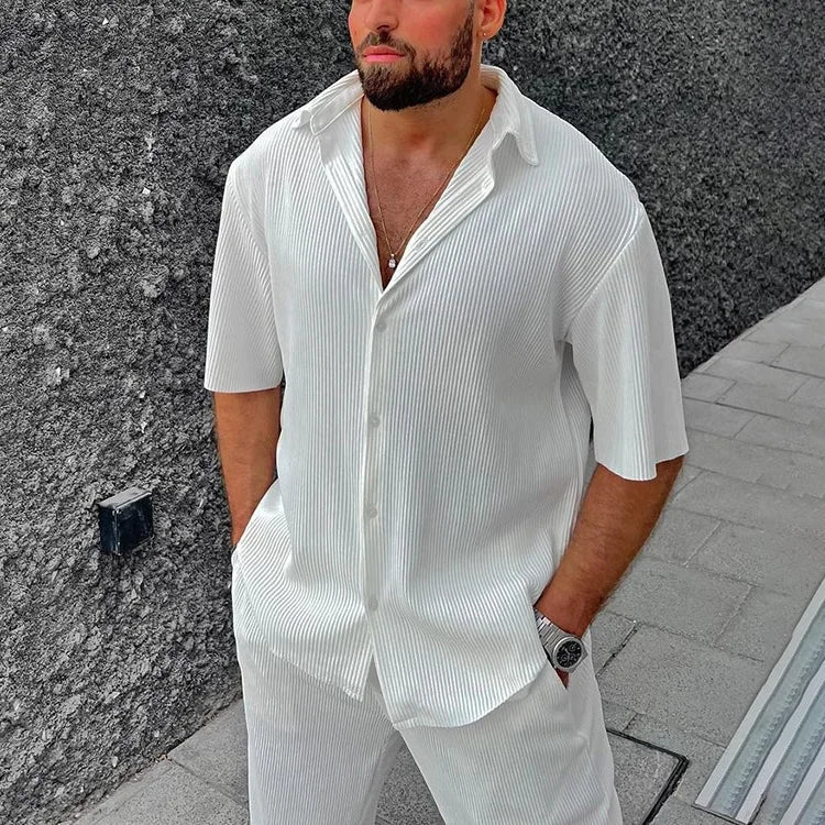 Devako Das Sylvester pruhovaný set