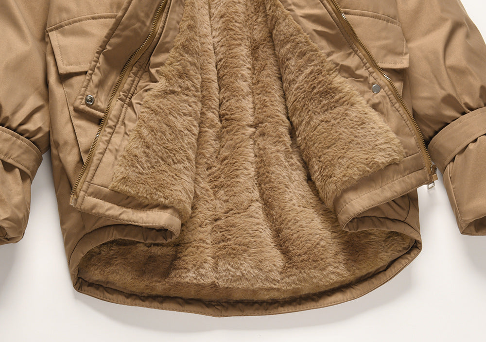 Shonda - Elegantný plyšový plášť