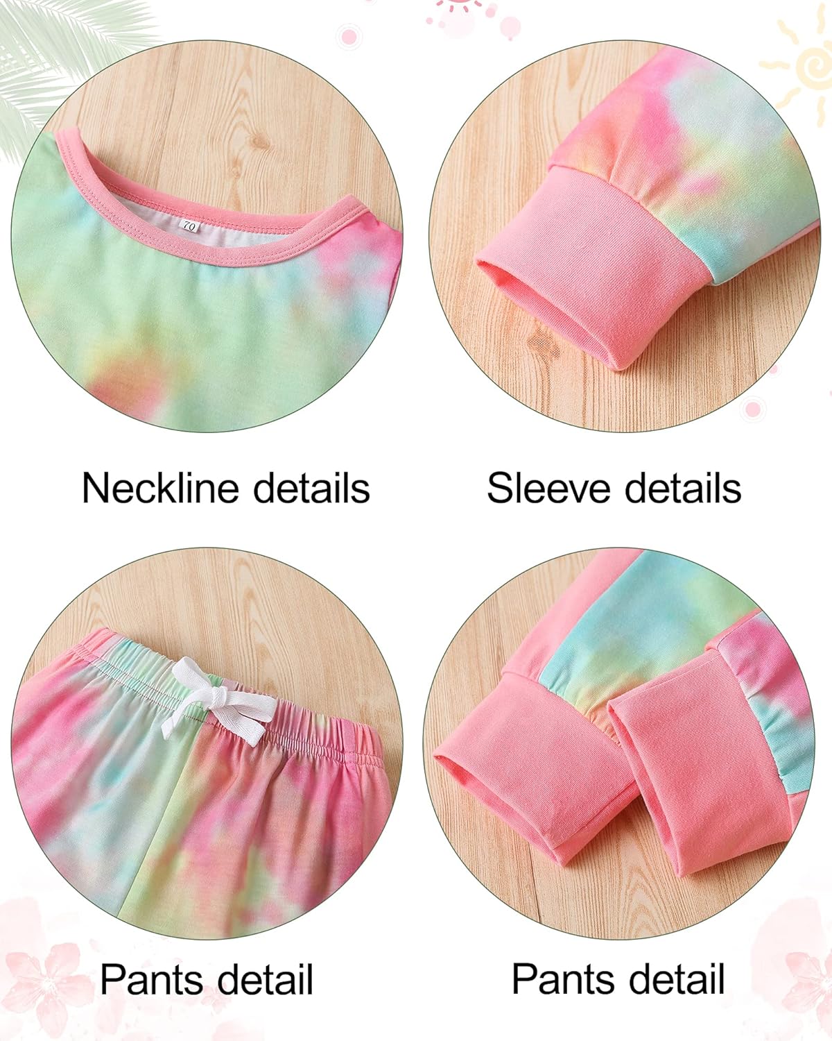 Teplý detský sveter set pre dievčatá