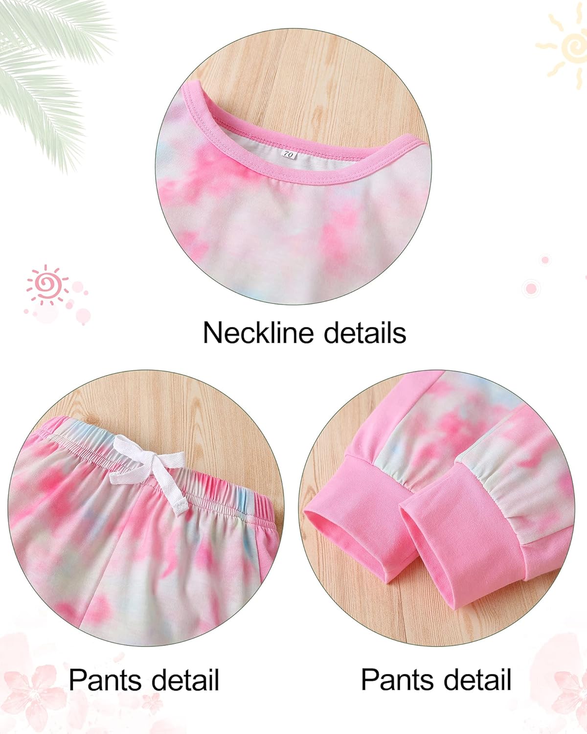 Teplý detský sveter set pre dievčatá