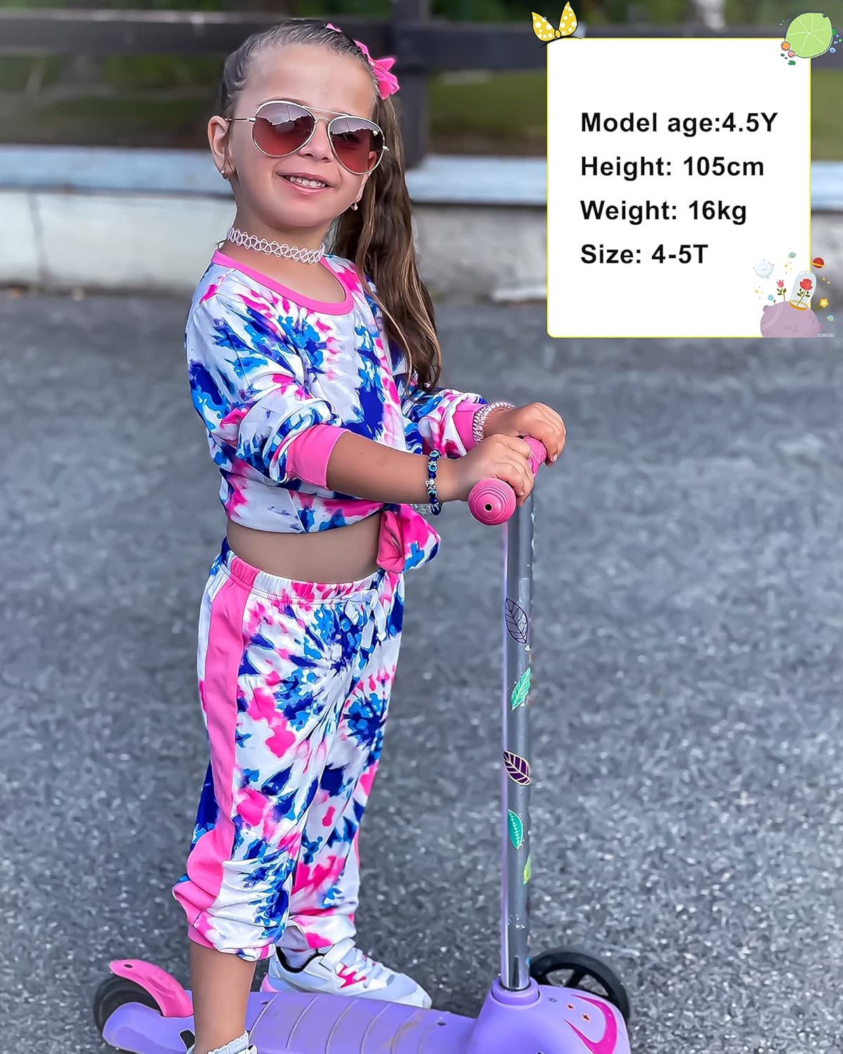 Teplý detský sveter set pre dievčatá