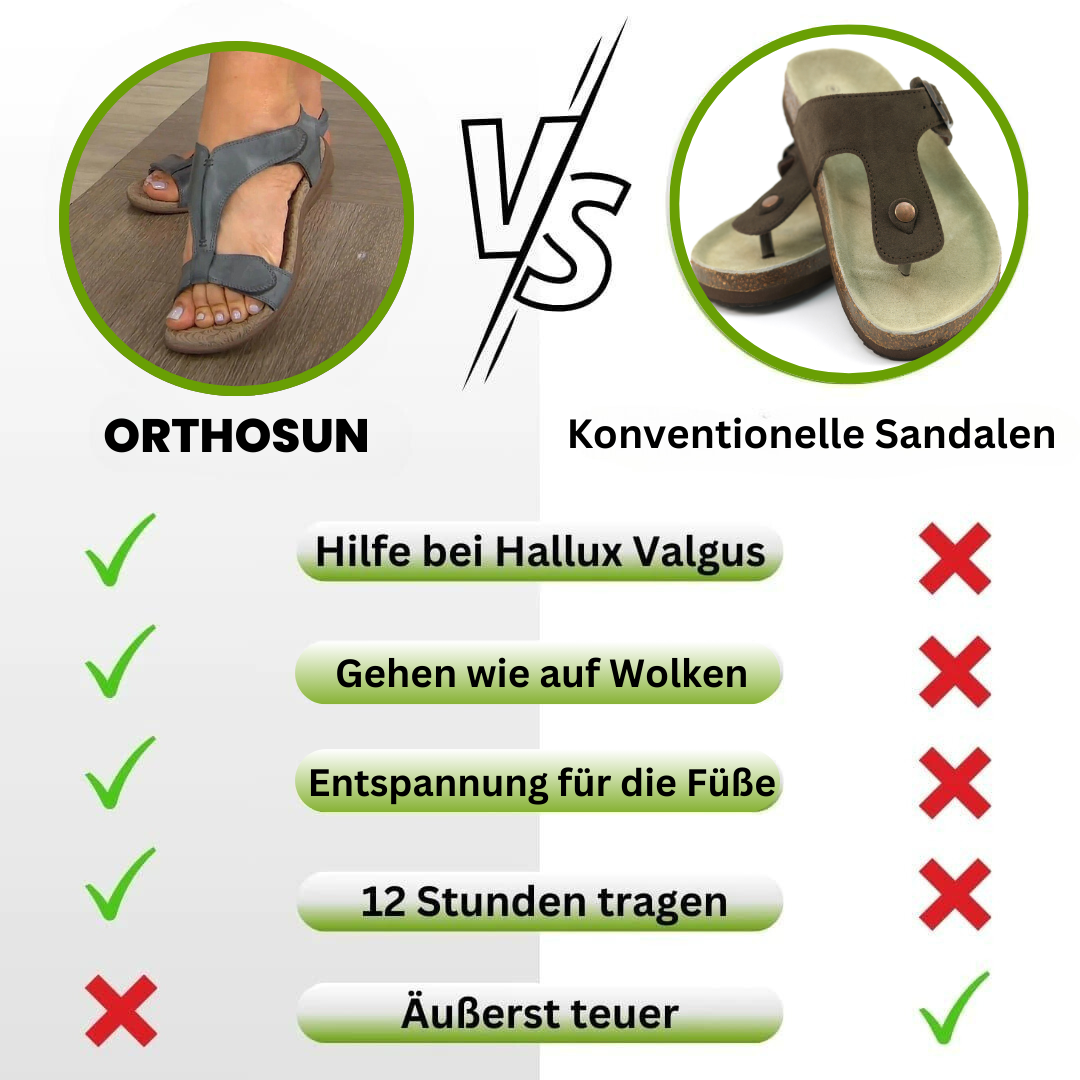OrthoSun - ergonomické sandále na zmiernenie bolesti