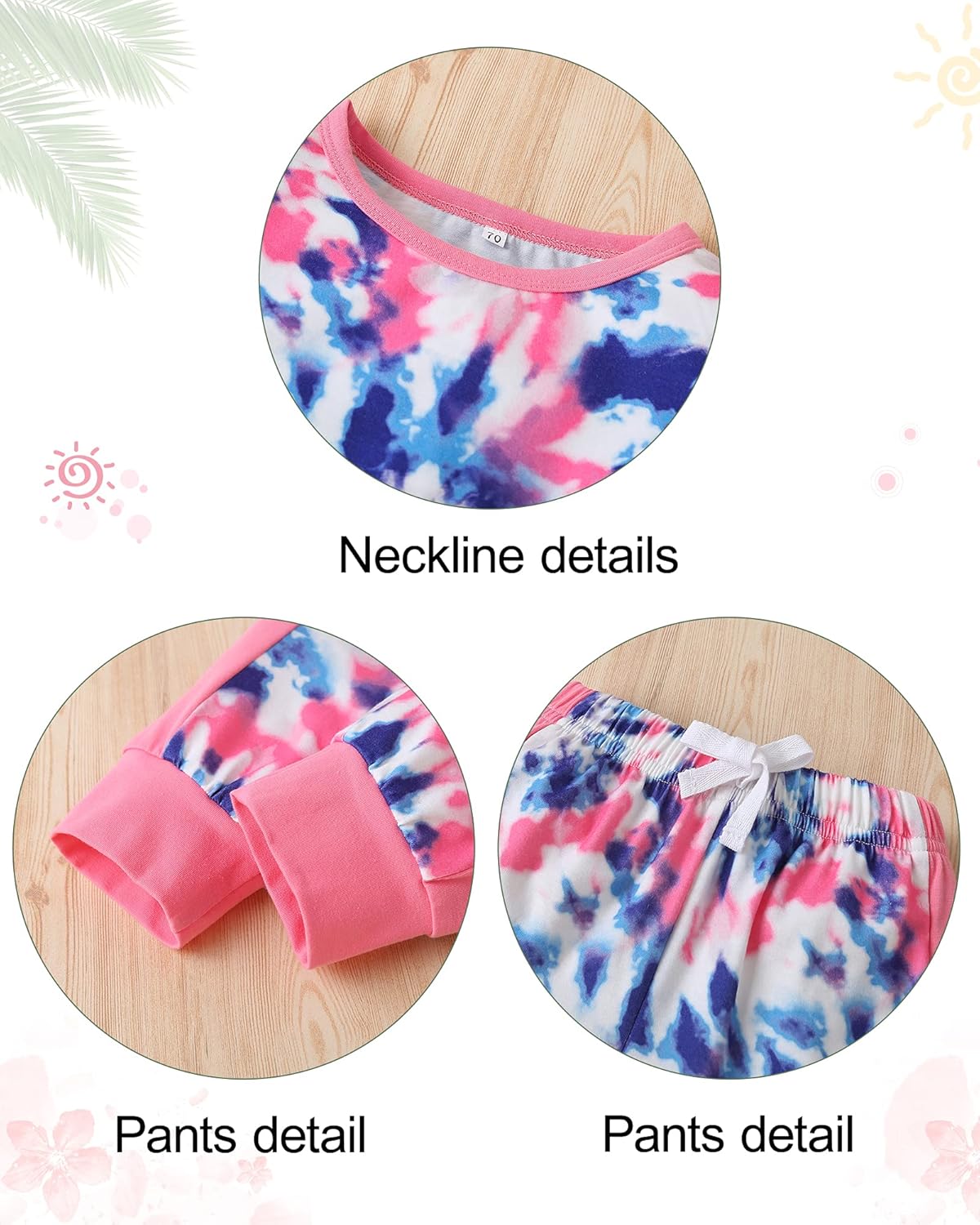 Teplý detský sveter set pre dievčatá