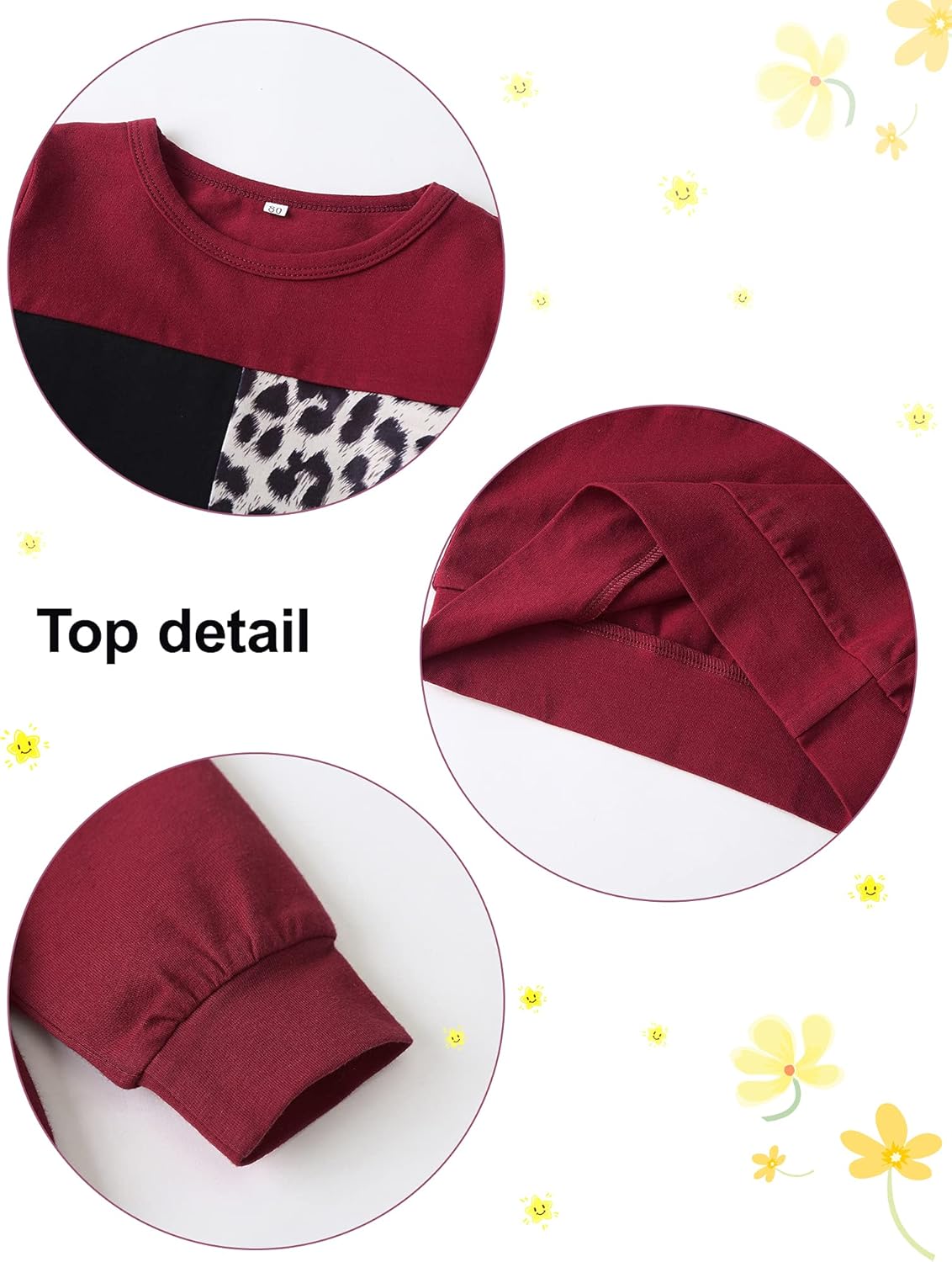 Teplý detský sveter set pre dievčatá