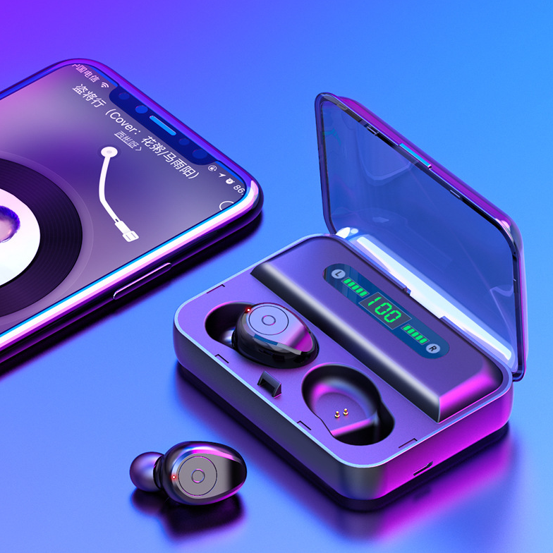 Devako Multifunkčné Bluetooth Headset Power Bank Podpora