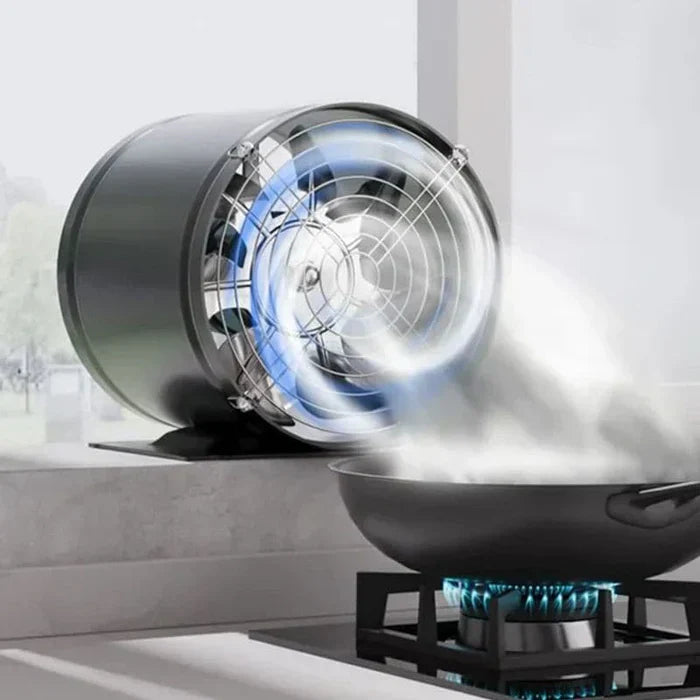 WhisperFlow – Výfukový ventilátor tichý a výkonný – Pre kuchyňu alebo kanceláriu