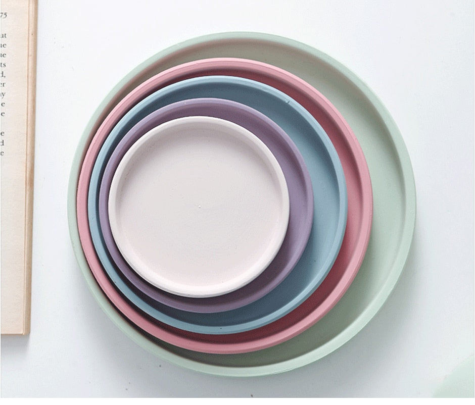 Floriva – keramická kvetináč s podmiskou, ručne maľovaný, farebný