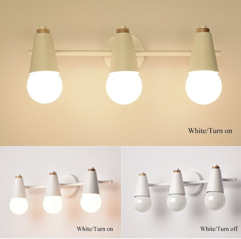Lumora – Ari stolná lampa z kovu a dreva, 2- alebo 3-plameňová