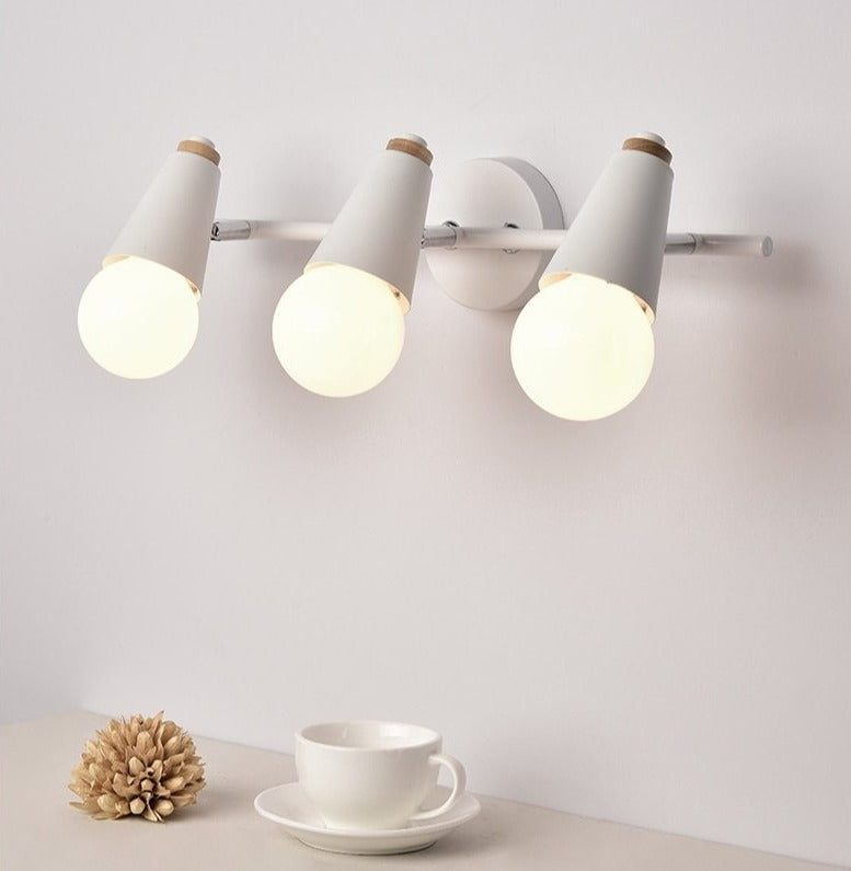 Lumora – Ari stolná lampa z kovu a dreva, 2- alebo 3-plameňová