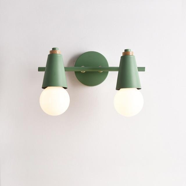 Lumora – Ari stolná lampa z kovu a dreva, 2- alebo 3-plameňová