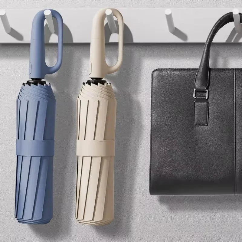 Automatický dáždnik s UV ochranou pre pánov a dámy, stabilný a prenosný, 105 cm / 125 cm