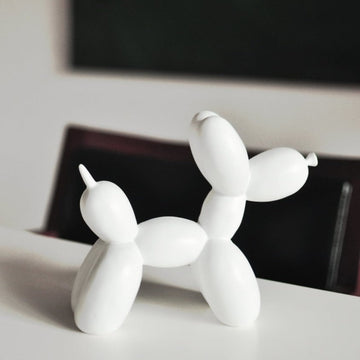 Artilume – Ballonhund Skulptur Kunstharz 20cm – Moderne boligdekoration