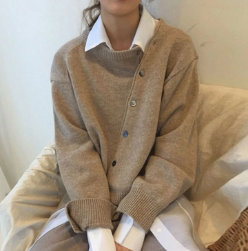 Luxuriöser weicher Kaschmir-Cardigan - Diya