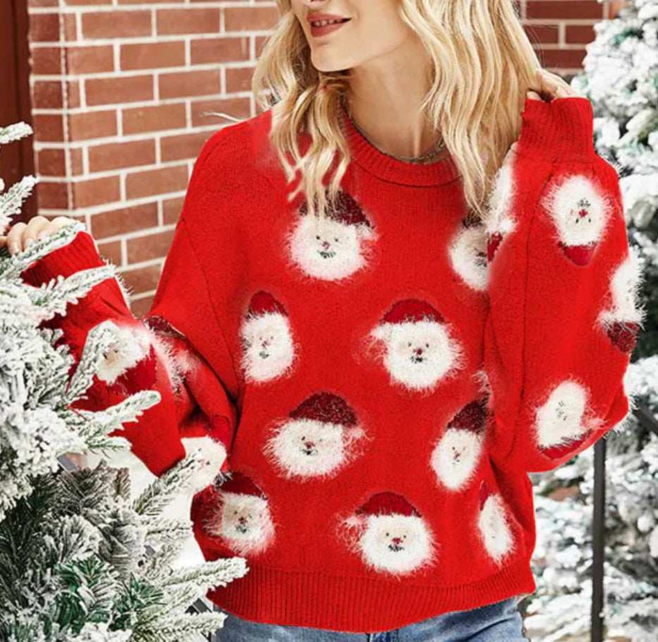Emma | Super pohodlný vianočný sveter na sviatky