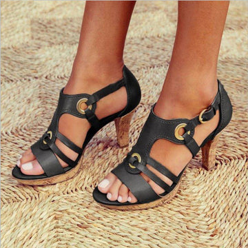 Devako Bequeme High-Heel-Sandalen