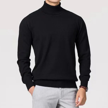 Maglione a collo alto in cashmere da uomo – Morbido maglione per l'inverno