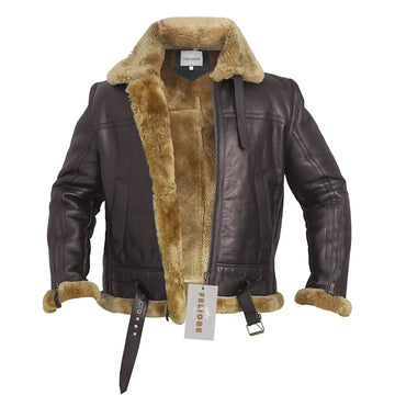 RAF B3 | Shearling Pilotenjacke für Luxus und Wärme