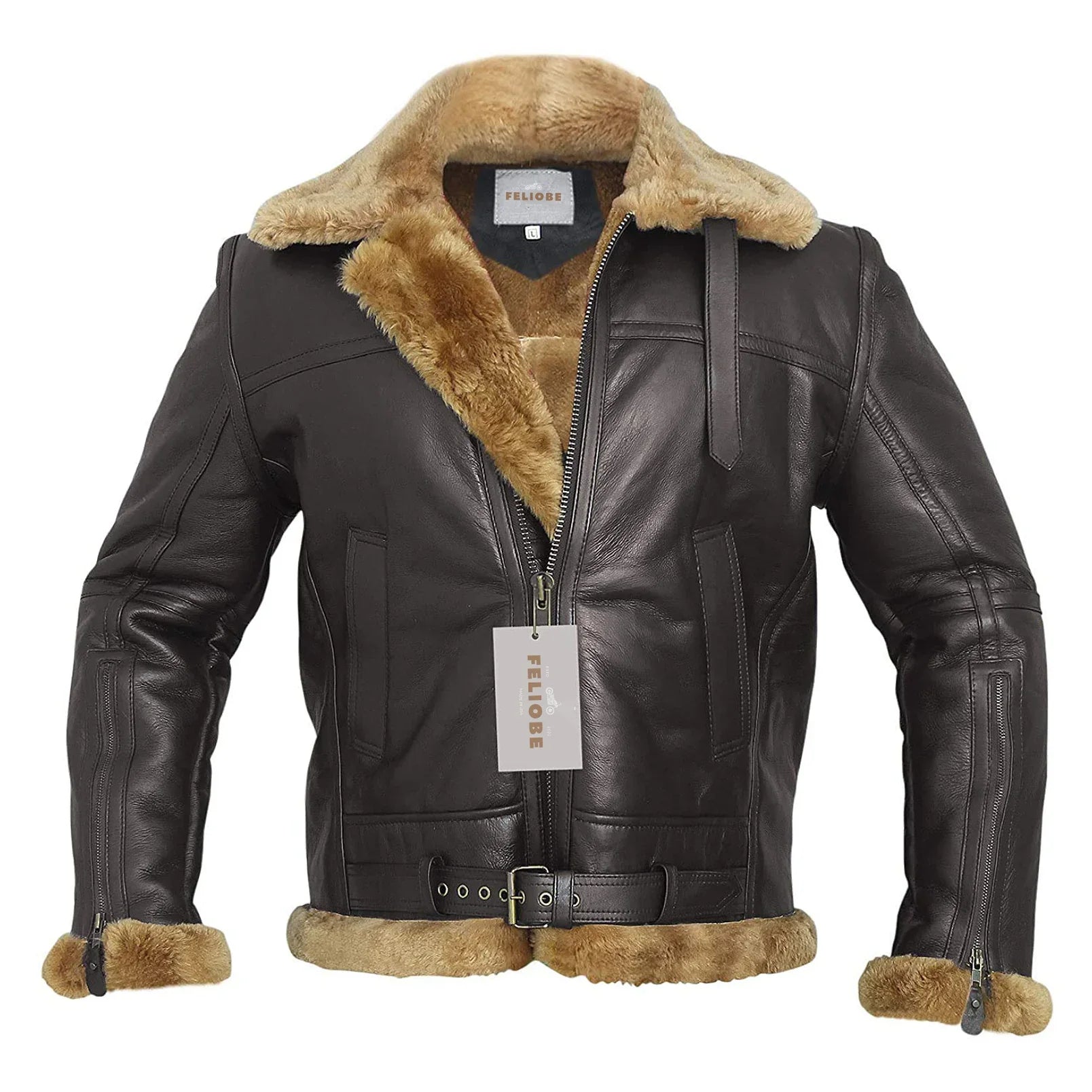 RAF B3 | Shearling Pilotenjacke für Luxus und Wärme