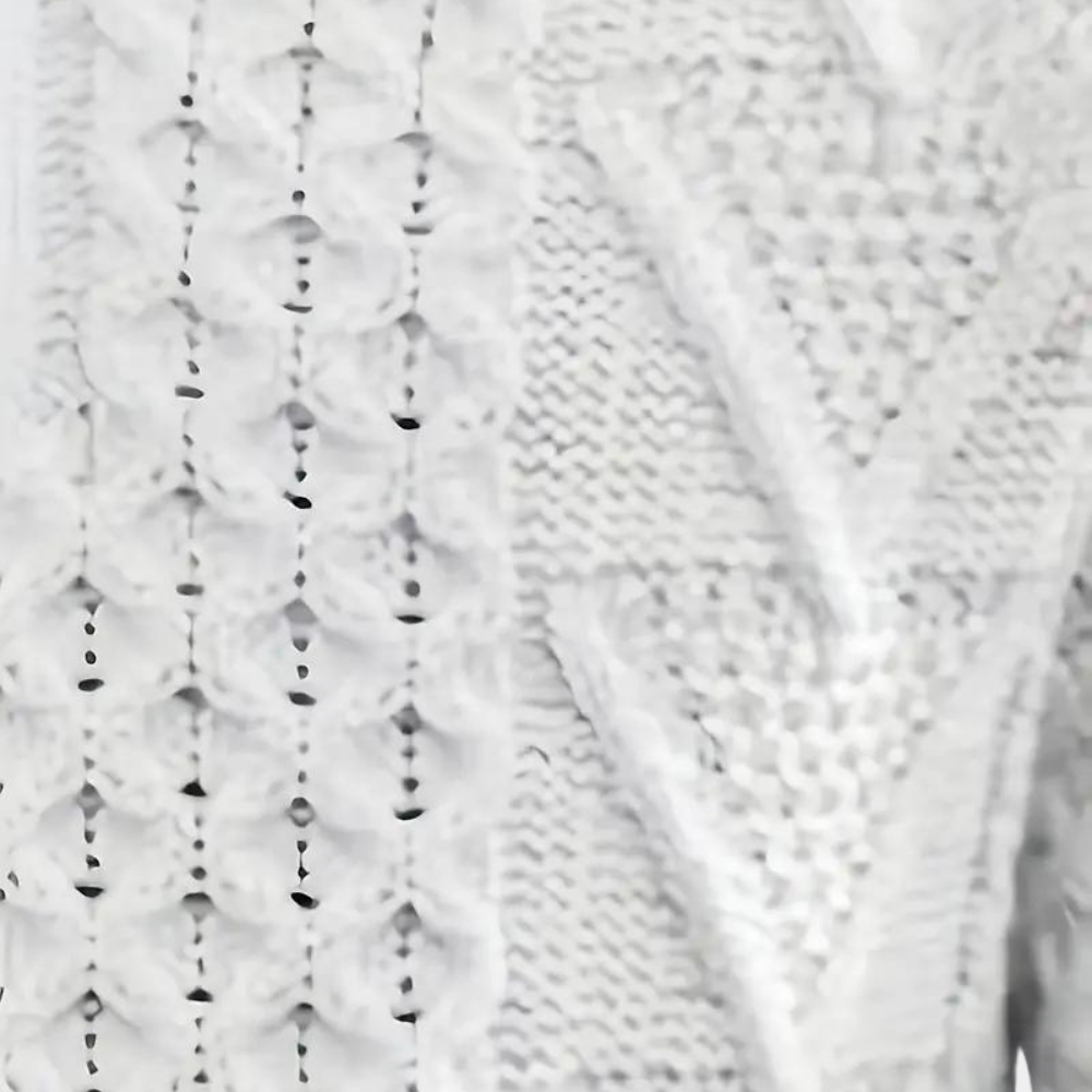 Módny pánsky pletený sveter so zipsom