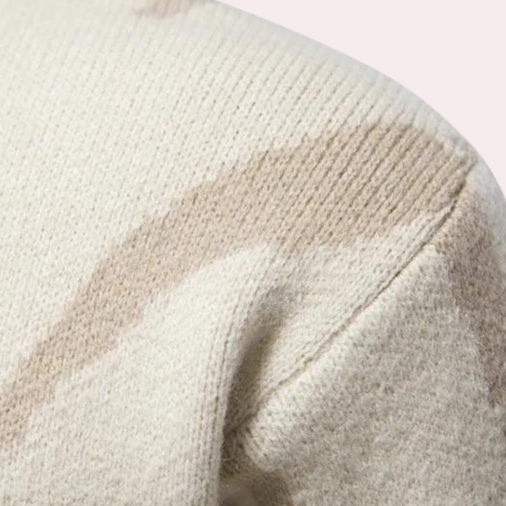 Kostas - zimný pulóver s vysokým golierom pre mužov