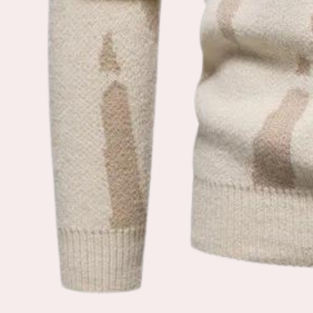 Kostas - zimný pulóver s vysokým golierom pre mužov