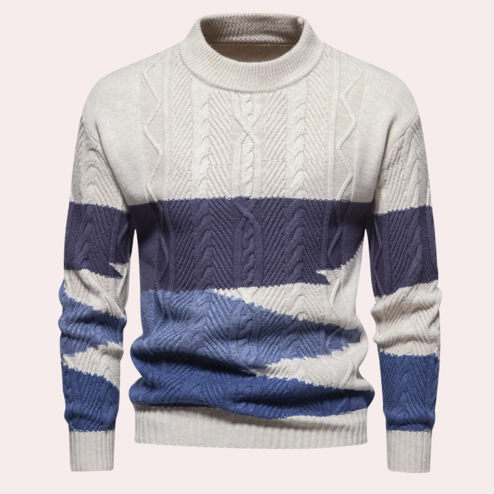 Ladislau - Klasický pletený sveter pre mužov