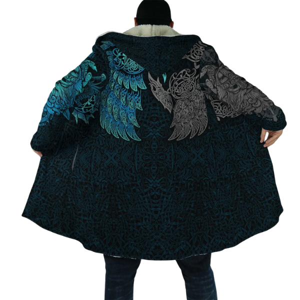 Ragnar – Gefütterte Wikinger-Kapuzenjacke – Warm & Robust