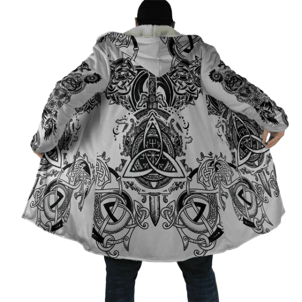 Ragnar – Gefütterte Wikinger-Kapuzenjacke – Warm & Robust