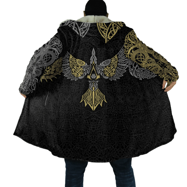 Ragnar – Gefütterte Wikinger-Kapuzenjacke – Warm & Robust