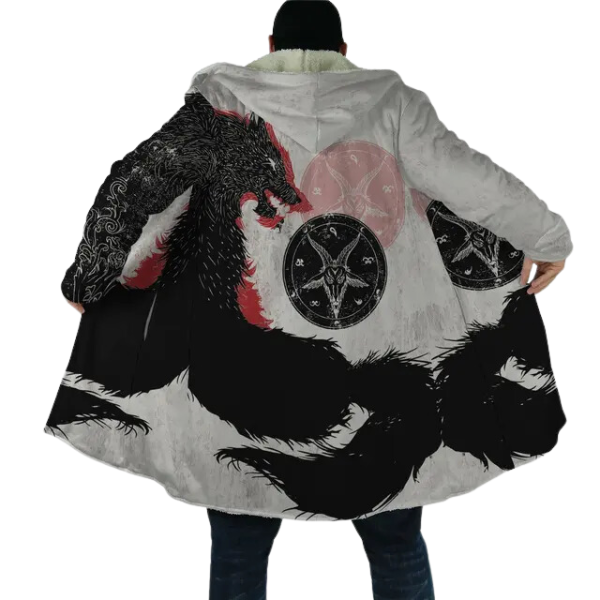 Ragnar – Gefütterte Wikinger-Kapuzenjacke – Warm & Robust