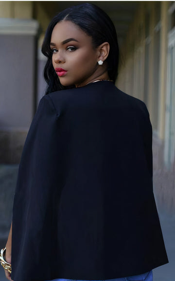 Lässiger Cape-Blazer für Frauen - Shreya