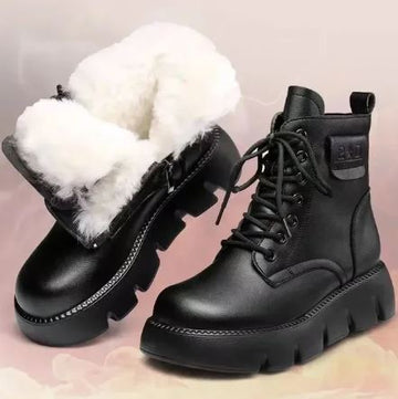 Anthea - Gepolsterte Stiefel mit dicker Sohle