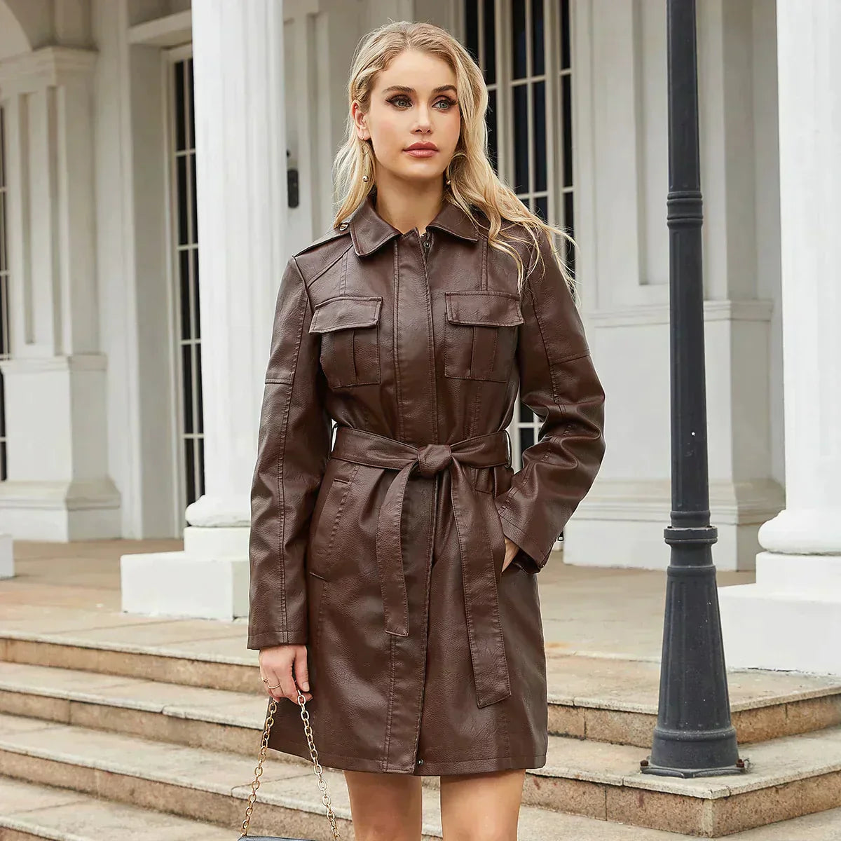 Livia - Stylische Lederjacke für Frauen - Must-Have für Herbst und Winter