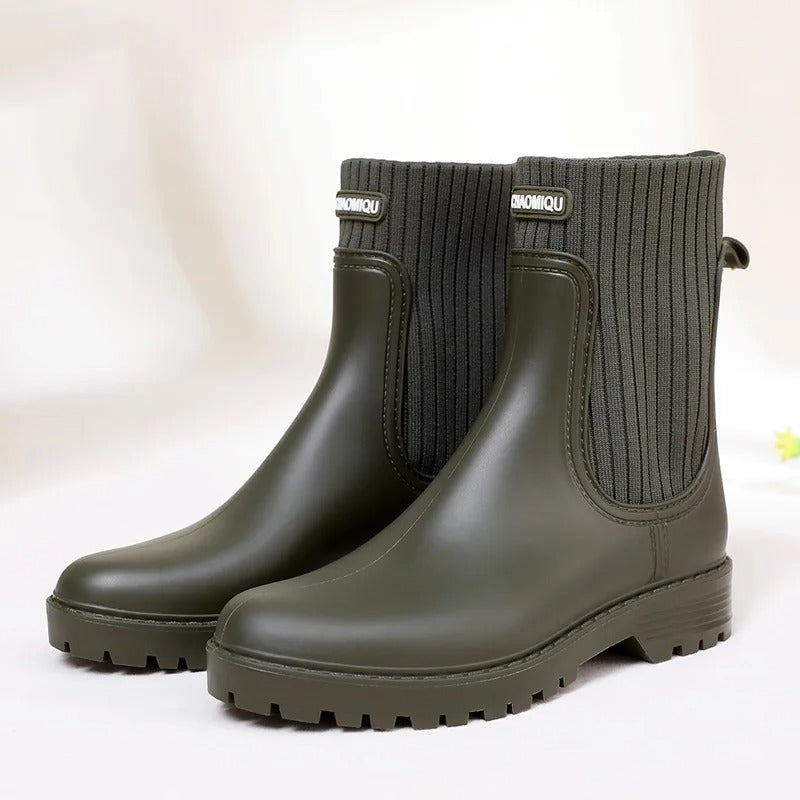 Pohodlné nepremokavé dámske gumáky – Livia Rain Luxe