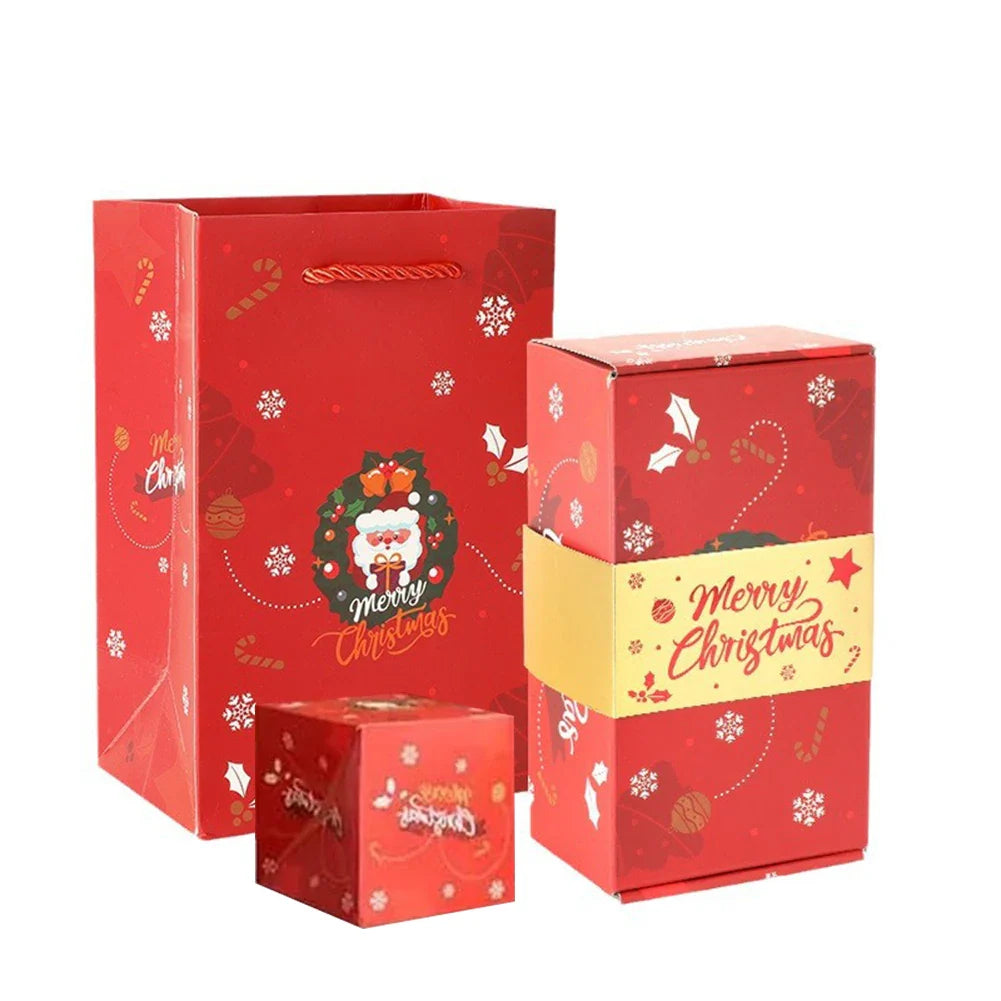 Creatieve DIY kerstverrassingsdoos set met pop-up functie 6