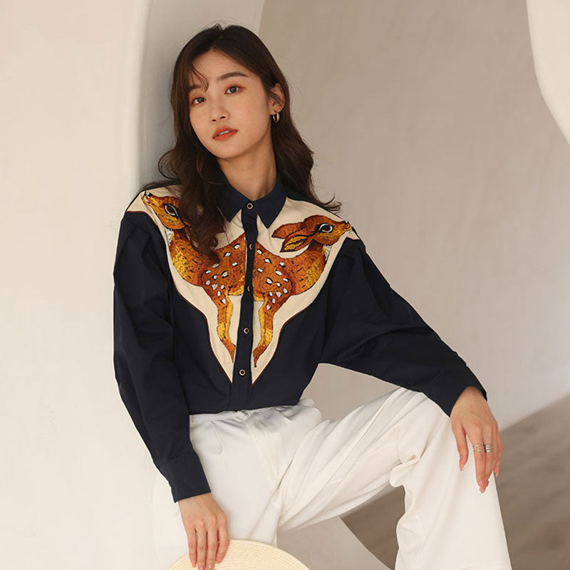 Devako Deer | Camicie western ricamate