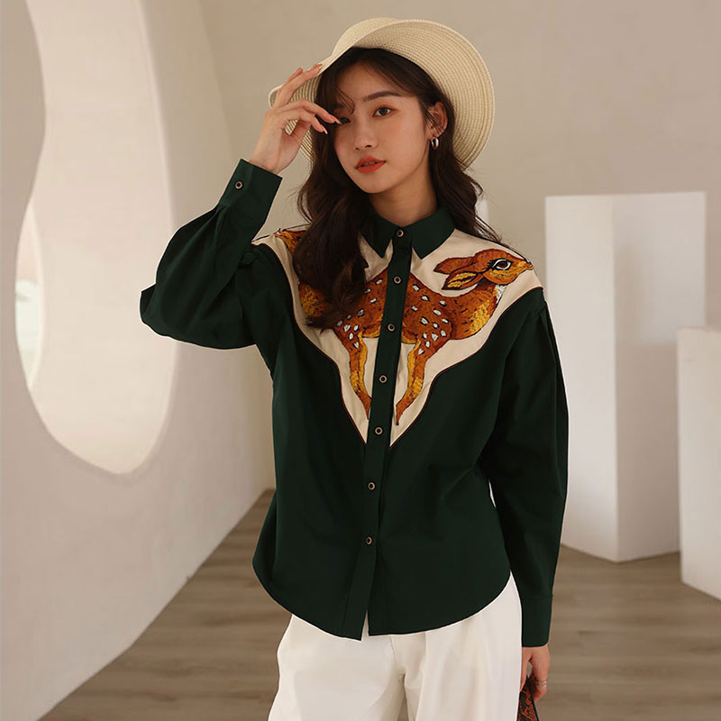Devako Deer | Camicie western ricamate