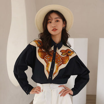 Devako Deer | Camicie western ricamate