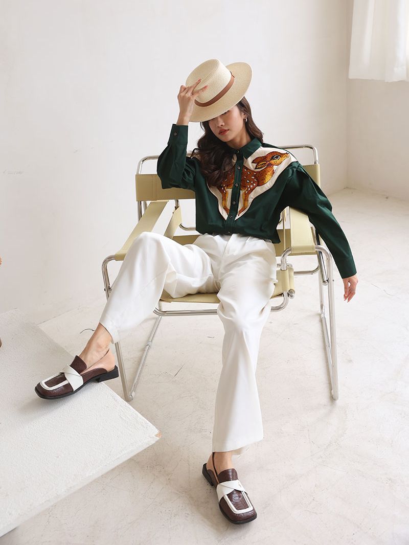 Devako Deer | Camicie western ricamate