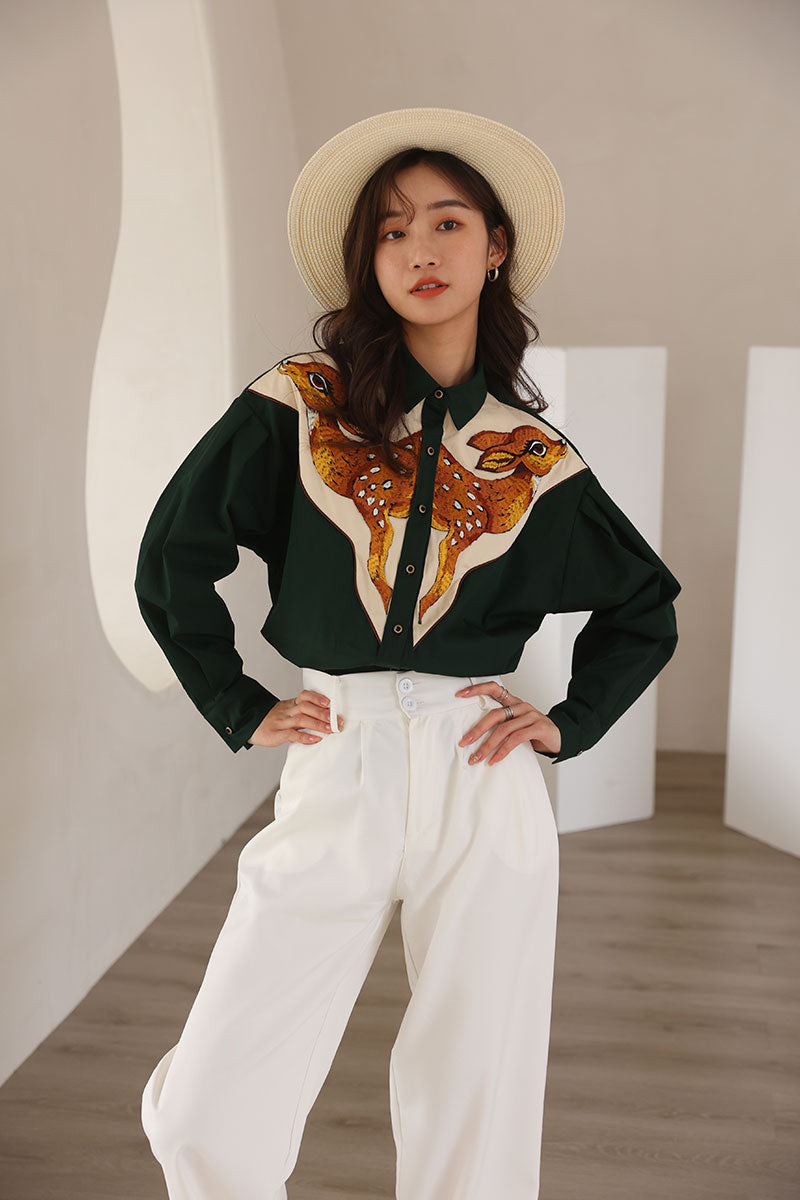 Devako Deer | Camicie western ricamate