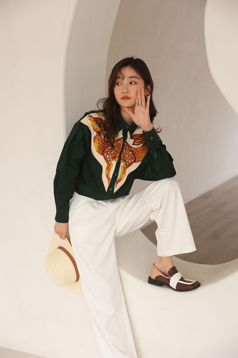 Devako Deer | Camicie western ricamate