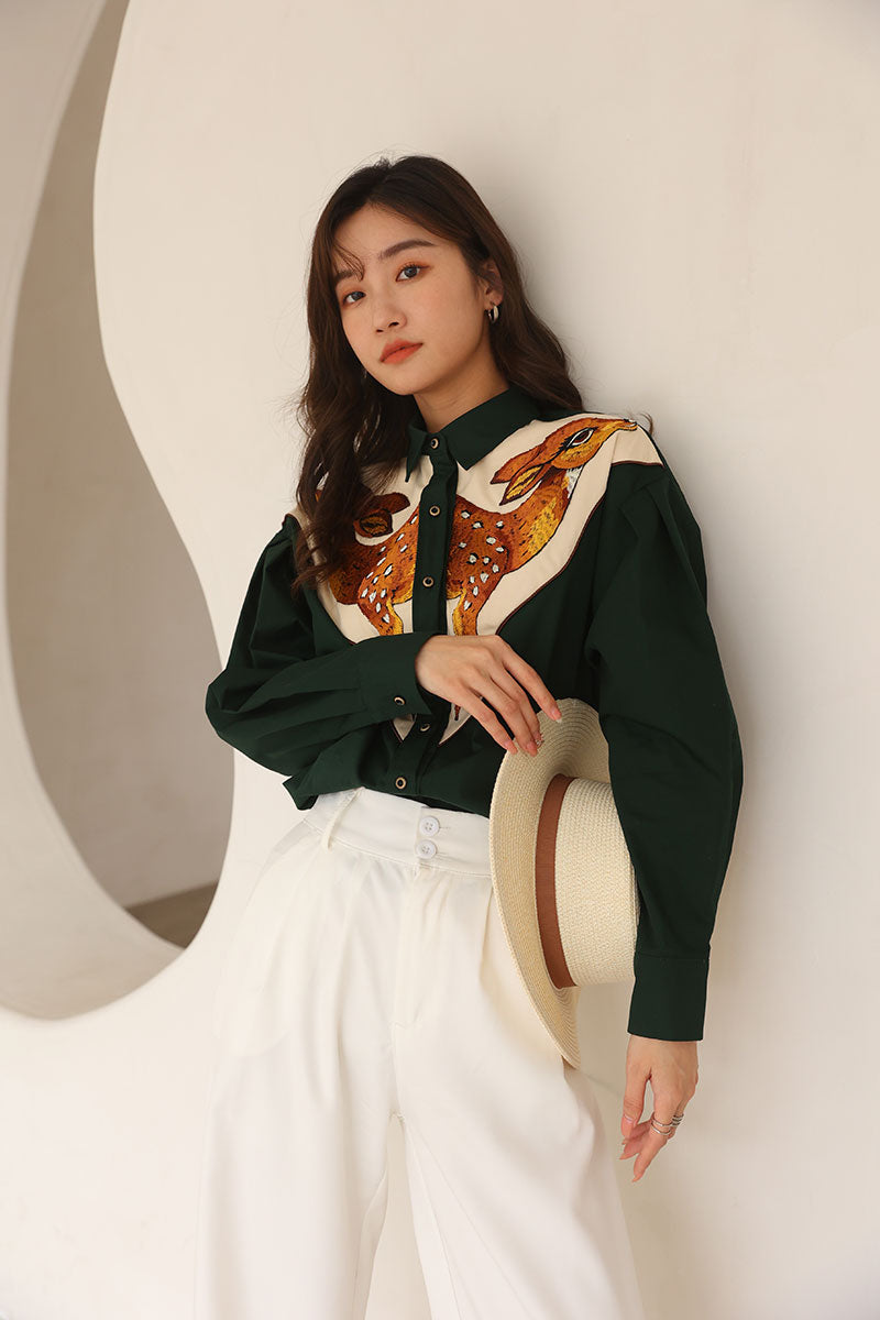 Devako Deer | Camicie western ricamate