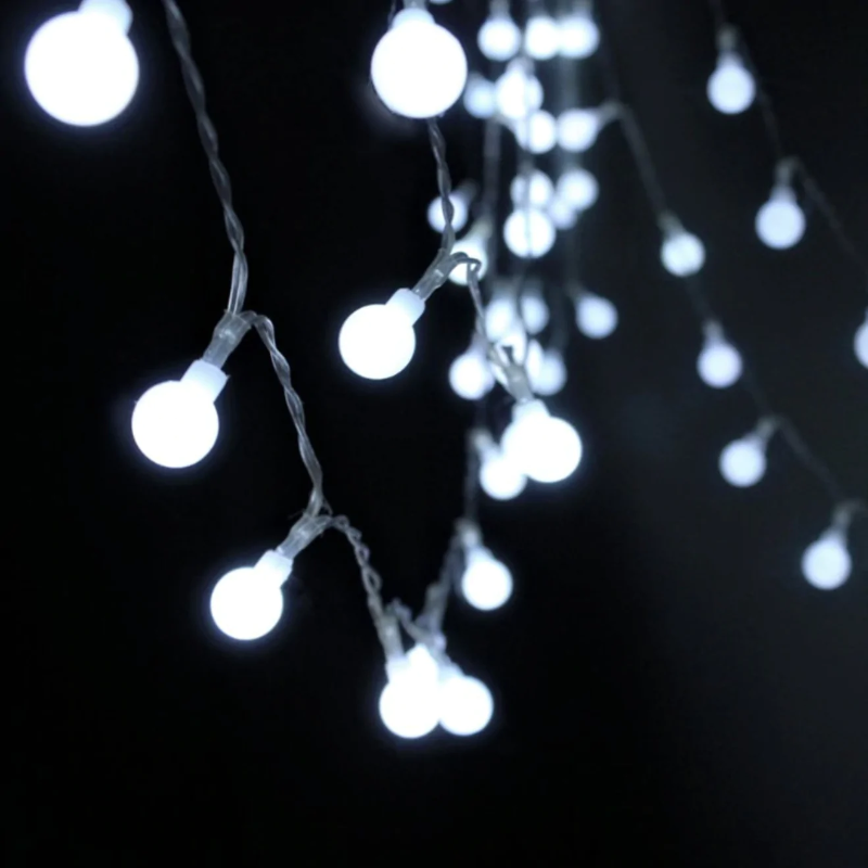 Lunara – LED svetelný reťazec teplá biela/studená biela 4,8m alebo 10m – do interiéru a exteriéru