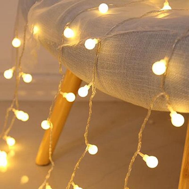 Lunara – LED svetelný reťazec teplá biela/studená biela 4,8m alebo 10m – do interiéru a exteriéru