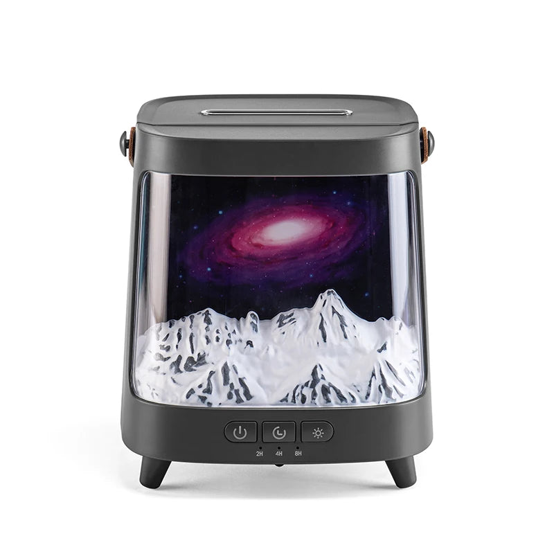 AromaGlow – Galaxy Flame aroma difuzér s nočným svetlom a diaľkovým ovládaním